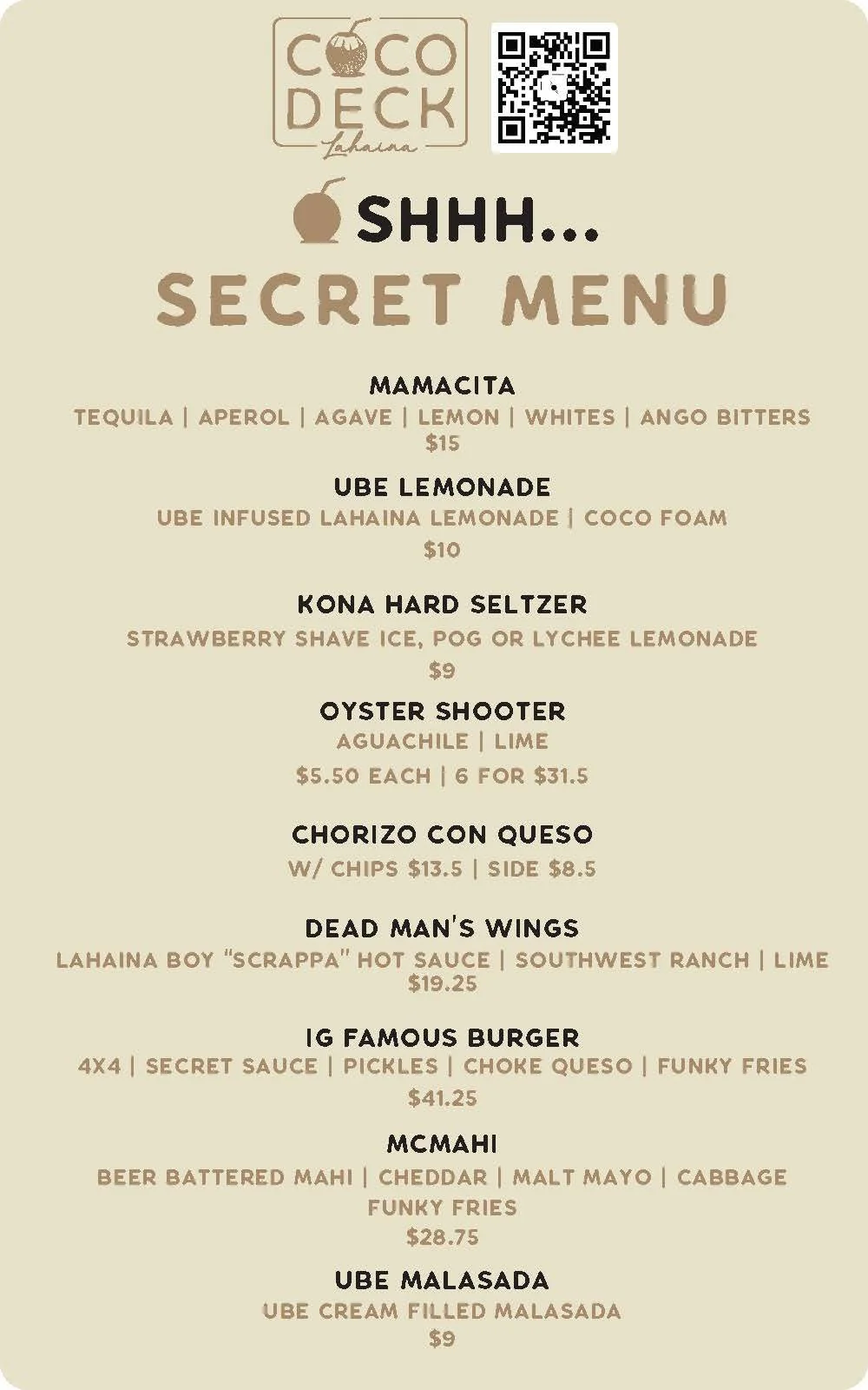 Coco Deck Lahaina | Kitchen + Bar